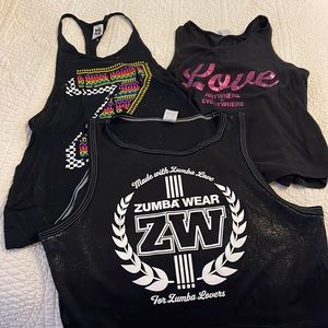 Bundle of Zumba fitness tank tops! Great condition 🥳